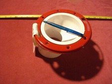  1475. PVC Offset Closet Flange for 3" or 4" Drain