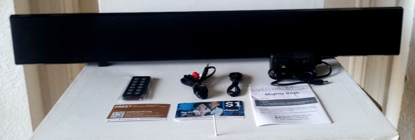mighty rock bluetooth soundbar