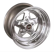 Weld Racing Wheel Prostar Aluminum Polished 15"x10" 5x4.75" BC 6.5" Backspace EA