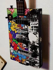 4 String Electric Cigar Box Guitar