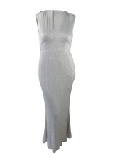 Calvin Klein Women's Metallic A-Line Gown