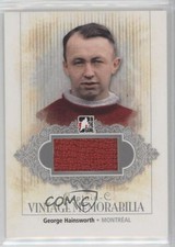 2011 ITG Captain-C Series Vintage Memorabilia Silver George Hainsworth HOF 2d8