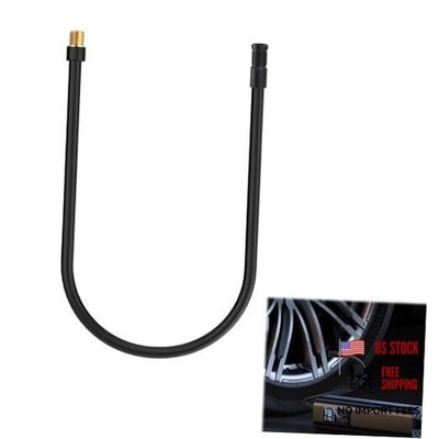 Universal Brass Screw Thread Tire Inflator Extension Tube, Air Pump Hose 1 Pcs