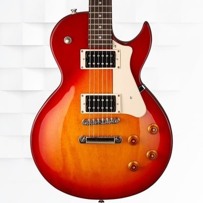 Cort CR100 Classic Rock Electric Guitar Cherry Red Sunburst Vintage Tone Bag