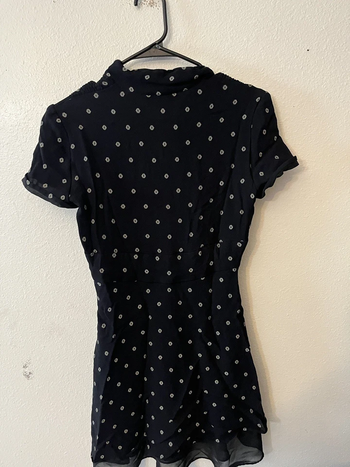 Women’s Dkny Black Dress Size 4 Rayon Blend - Image 2 of 4