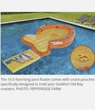 Goldfish Old Bay Pool Float - Limited Edition Floatie- New! Special Promotion
