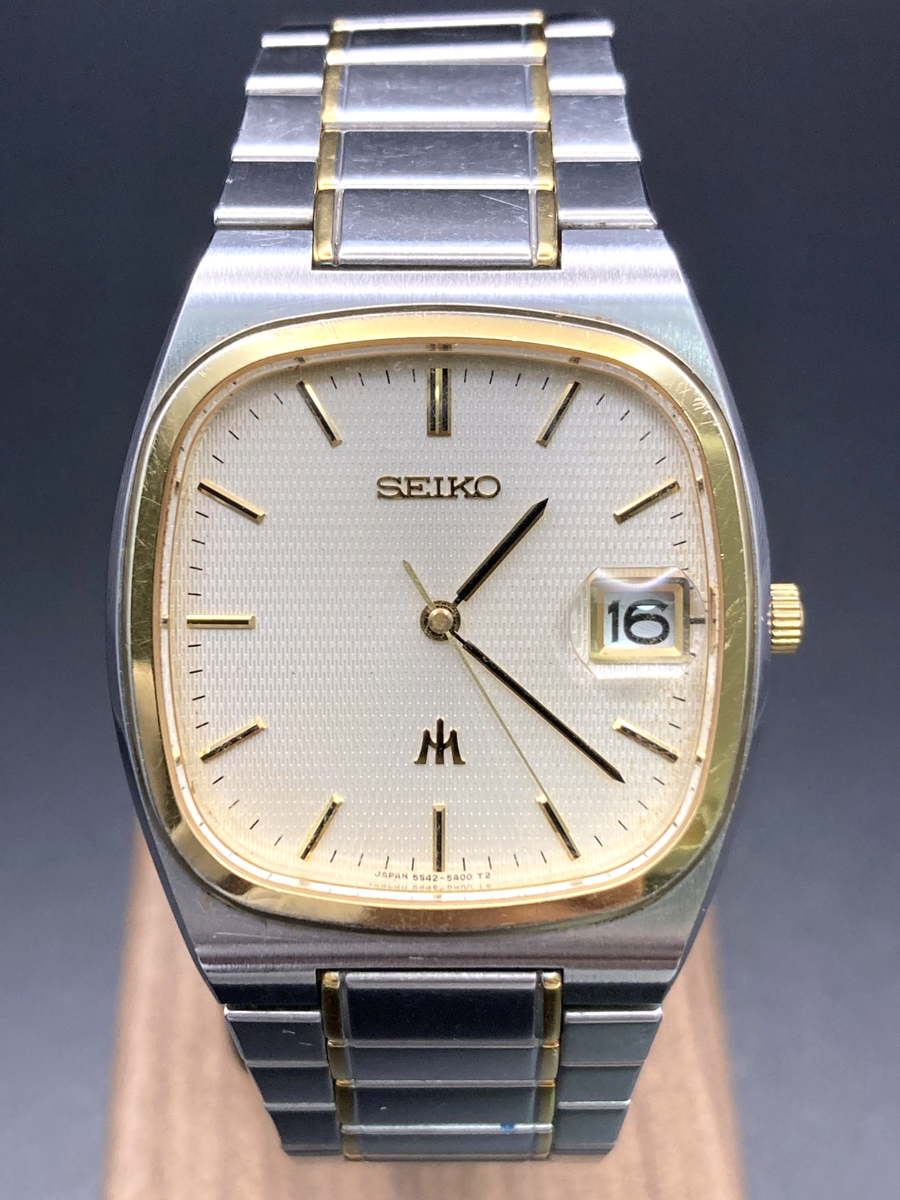 Exc+5] SEIKO MAJESTA 5S42-5A00 Mens Vintage Watch Quartz Date