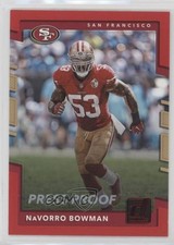 2017 Panini Donruss Press Proof Red NaVorro Bowman #84 0c2