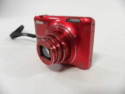 Nikon Coolpix S6400 16.0mp Digital Camera (RED) AS IS No Returns