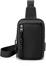 Mini Sling Bag for Men/Women, Waterproof Utility Crossbody Backpack Chest Bag