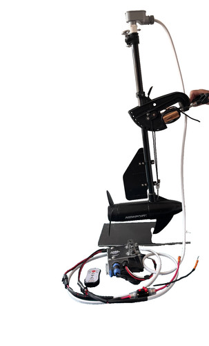 Newport Vessels 55lb Trolling Motor 12V - Custom GAMA Remote Control Upgrade