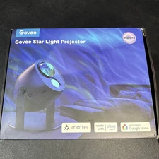 Govee Star Light Projector Aurora, H6093, 16 White Noises, Alexa, Google, Matter