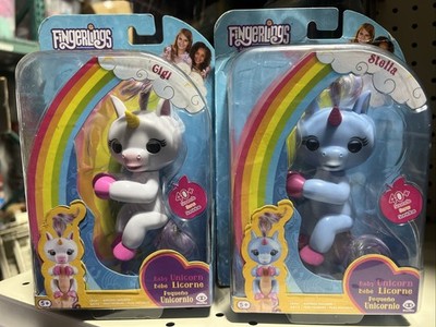 WowWee Fingerlings GIGI AND STELLA Baby Unicorn Interactive Figures