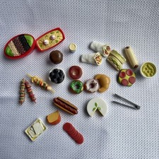 Dollhouse Plastic Food Items Accessories Play Set 20 Items Miniature