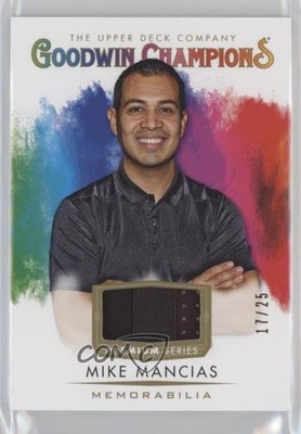 2021 Upper Deck Goodwin Champions Premium 17/25 Mike Mancias #SM-MM 1u6