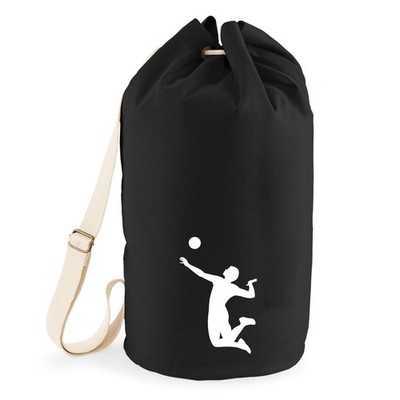 Seesack Volleyball Silhouette Geschenkidee Volleyball Geschenk Präsent Mitbrings
