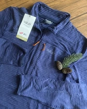 NWT Rab Womens Sz 14 Ascendor Light Pull On w/Zip Color Patriot Blue Retail $120