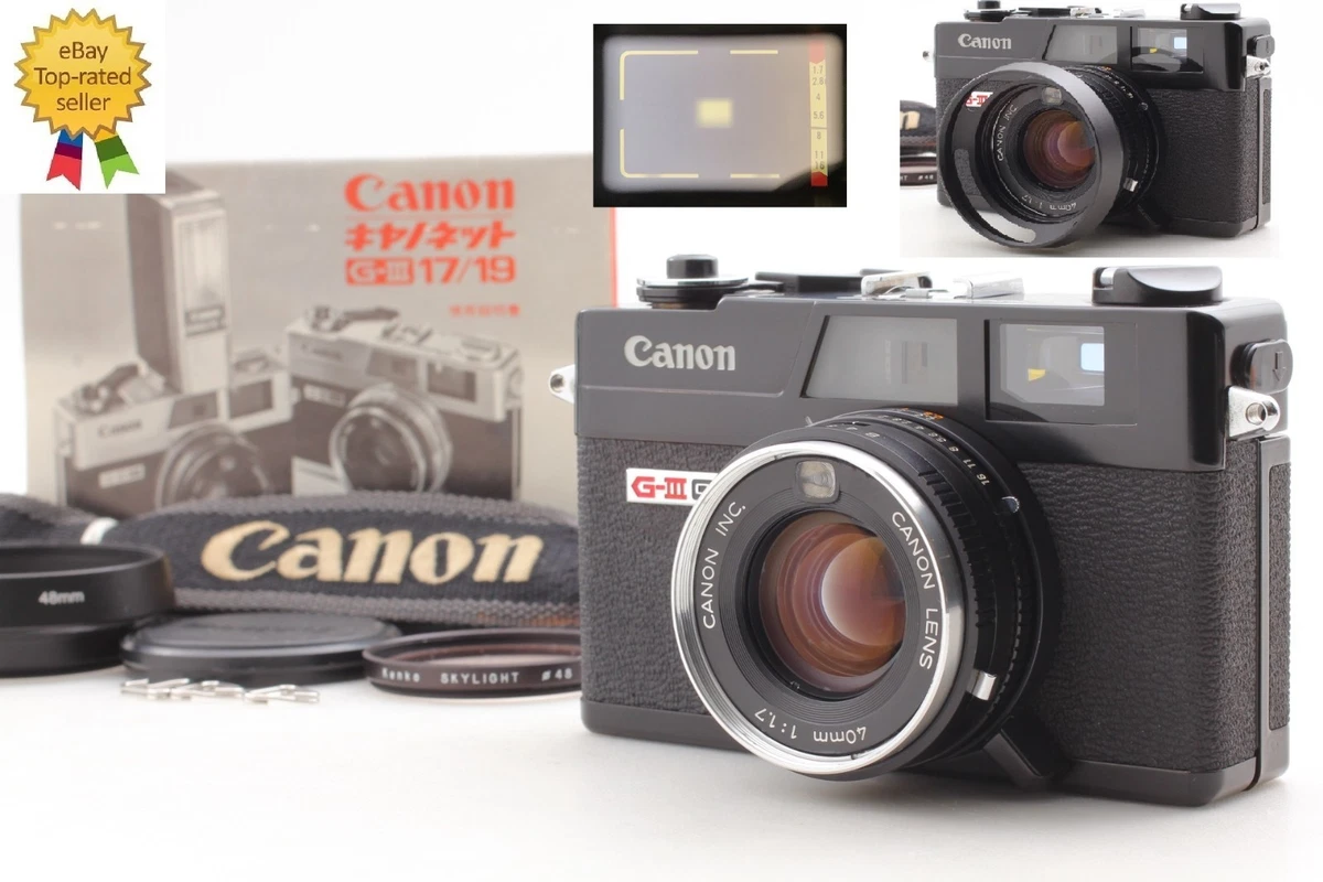 フィルムカメラ Canon G-III QL Canonet QL17 G-III のレビュー｜hmacky