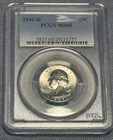 1941-D 25C Washington Quarter PCGS MS65 90% Silver PCGS Graded MS 65 See Photos