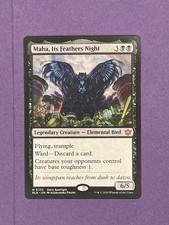 Maha, Its Feathers Night - Regular Mythic - BLB 0100 - Near Mint - MTG