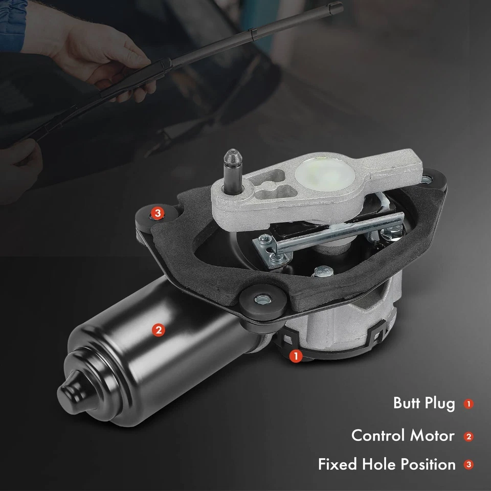 Motor limpiaparabrisas delantero para Lincoln Continental 88-1997 Ford Taurus 87-1995 Foto 4 de 4