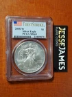 Photo of a 2008-W American Silver Eagle from an eBay listing that sold on Jan 14, 2026