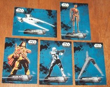 Five Topps Star Wars Rogue One Sticker Cards