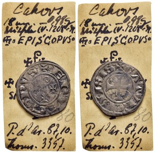 FITZ FRANCE CAHORS ANONYMOUS DENIER SILVER EX BONHOFF COLLECTION 17mm 0.97g ±QQQ17