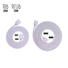 1/2x RGB Extension Cable LED Strip Connector Extension Cable Cord Wire6.6/9.8ft 
