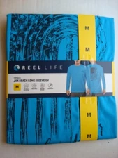 REEL LIFE MENS LONG SLEEVE SHIRT MEDIUM ~NEW IN PACKAGE~