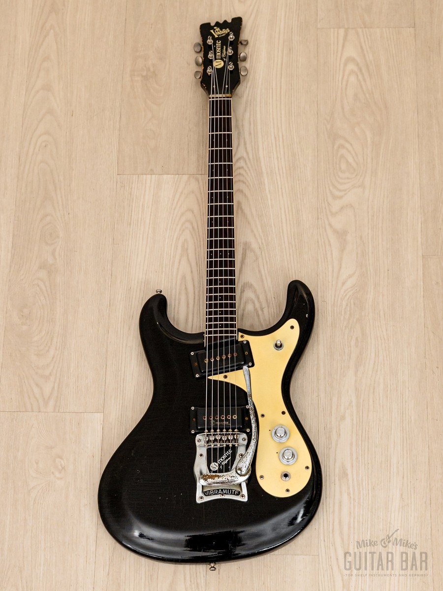 1966 Mosrite Ventures Model Vintage Guitar Black & Sunburst 1966 Mosrite Ventures Model Vintage Guitar Black & Sunburst