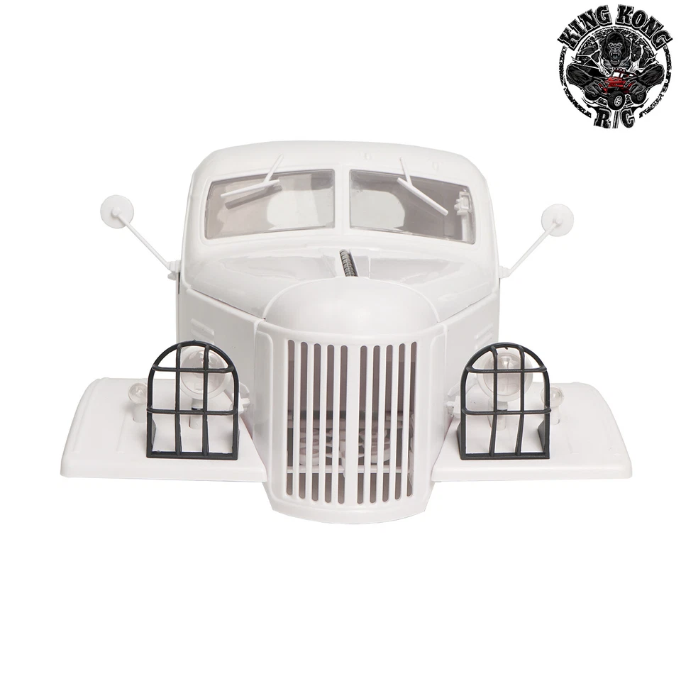 Kingkong RC 1/12 White Soviet Q157 RC Car Crawler Cab Body Hard Plastic KIT - Image 2 of 4
