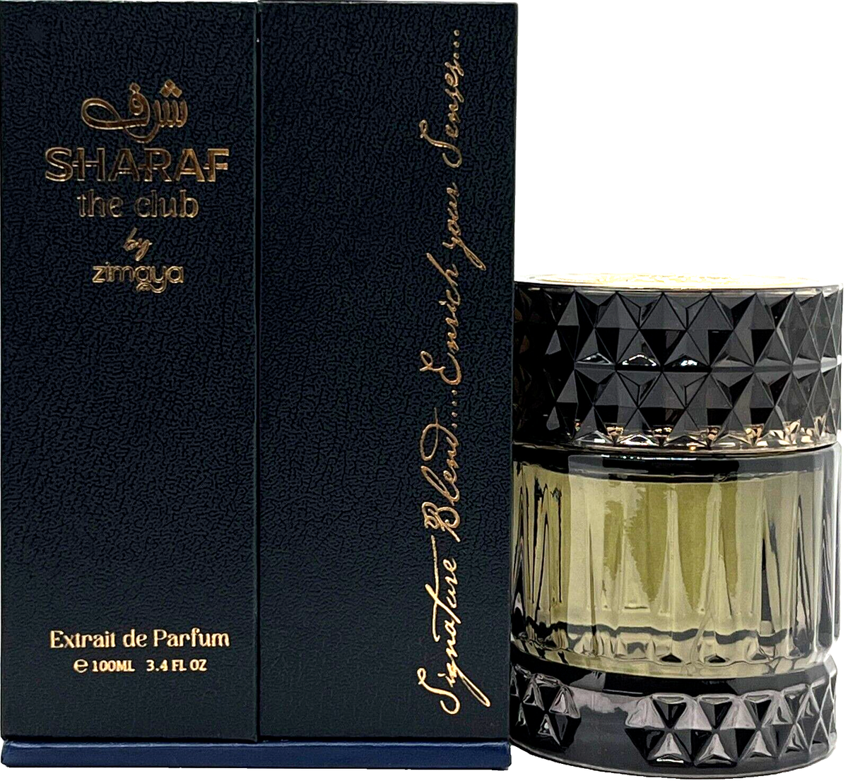 ZIMAYA SHARAF THE CLUB EXTRAIT DE PARFUM SPRAY UNISEX 3.4 Oz / 100