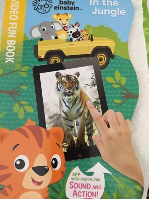 Baby Einstein In The Jungle - Board Book - APP With Digital Fun