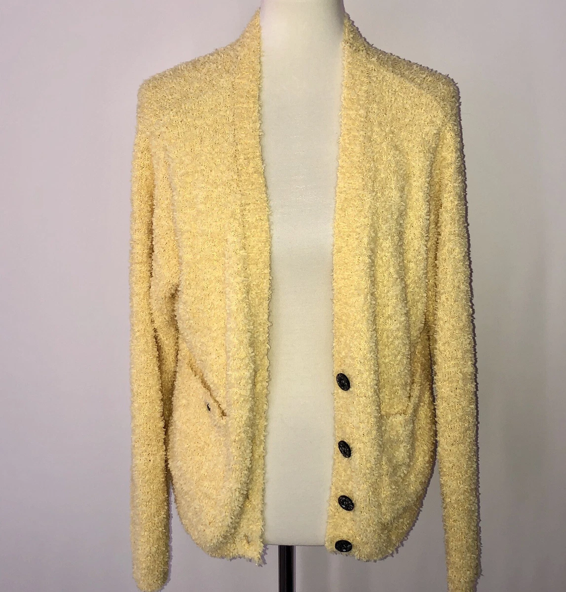Yellow hotsell shaggy sweater