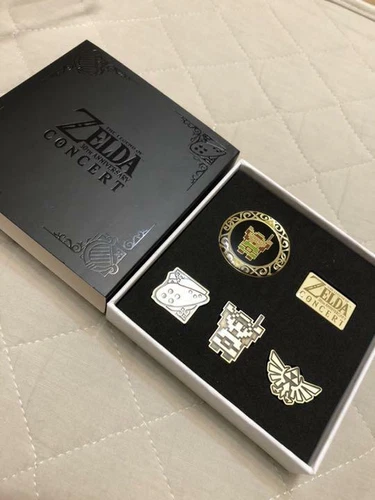 The Legend of Zelda Concert 30th Anniversary Pins Badge Set Limited Japan
