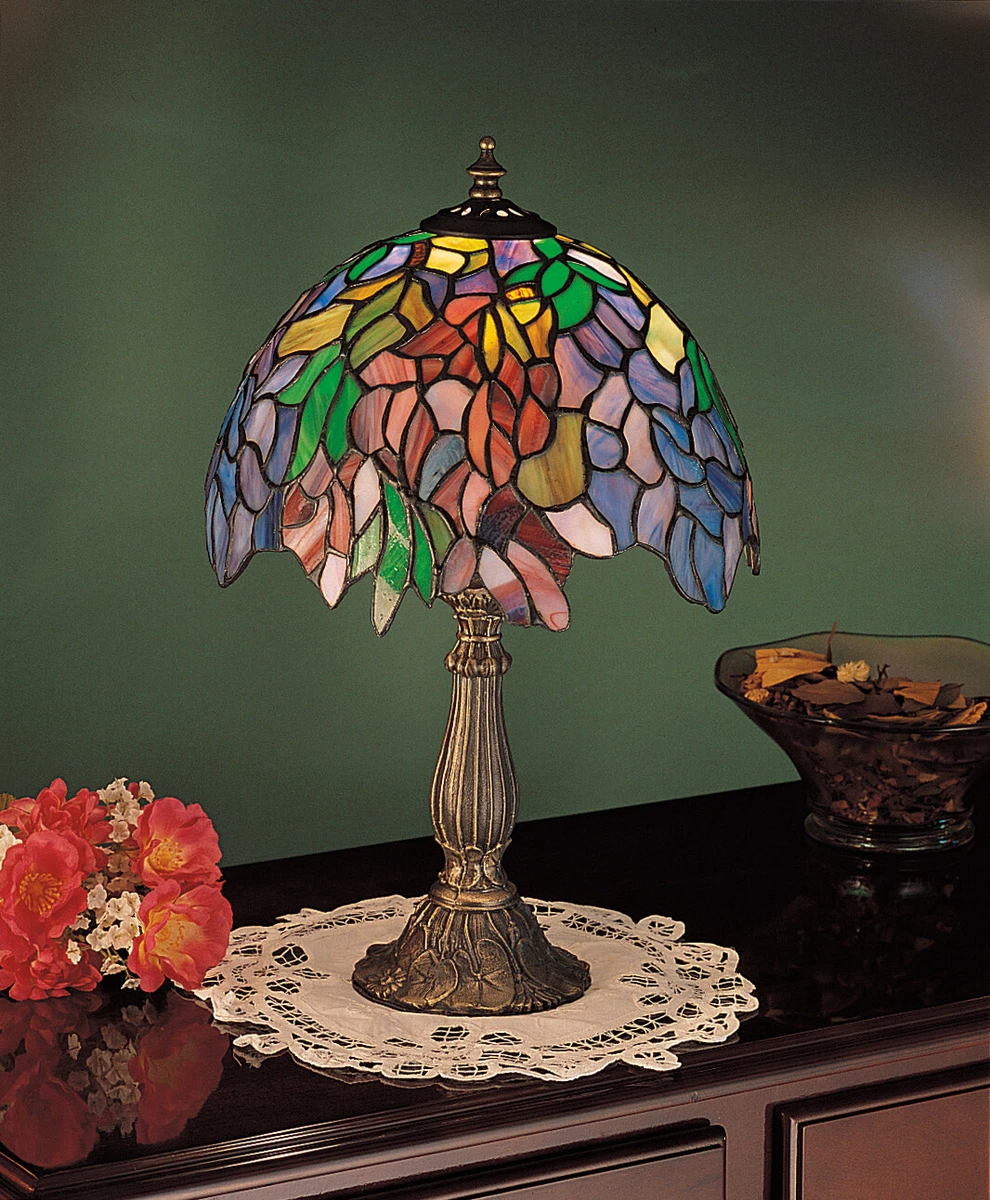 Meyda Tiffany 26587 Vintage Stained Glass Tiffany Accent Table Tiffany Glass