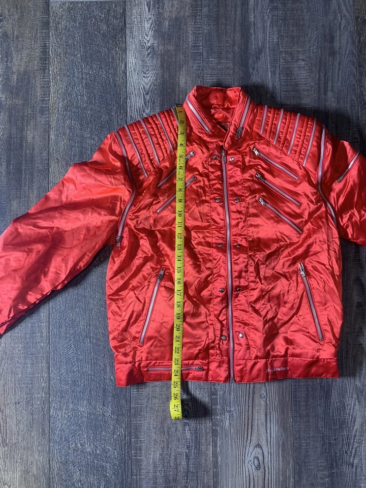 Sergio Valente Michael Jackson 🎸”BEAT IT”Chaqueta Años 80 De Chess King 🍒 Talla M Foto 3 de 4