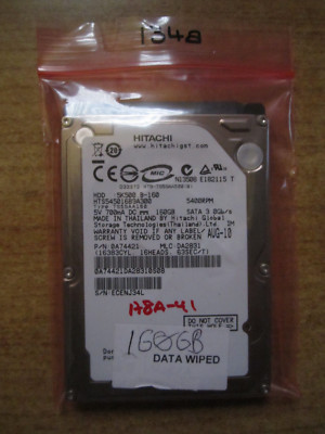 Hitachi 160GB SATA 2.5 Laptop Festplatte HDD HTS545016B9A300 (134a)