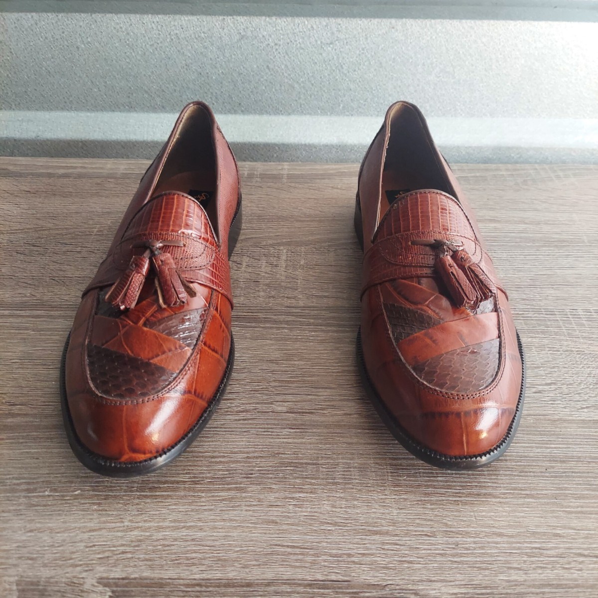 Stacy Adams Men\'s Rich Brown Tassel Slip-Ons size 8 NEW WITHOUT TAG Amazon.com | Stacy Adams Men main image 2