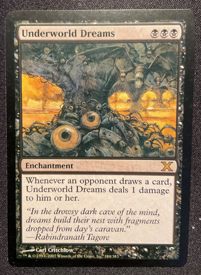 MTG Underworld Dreams   Tenth Edition or M10 Regular Rare