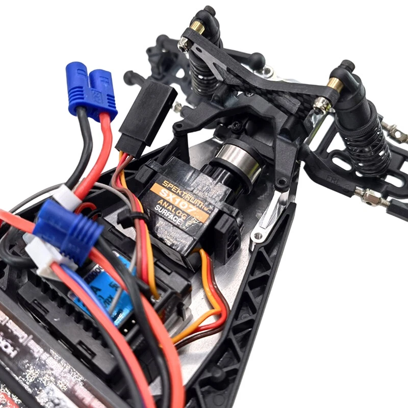 KYX Losi 1/16 Mini Buggy Front Rear Carbon Fiber Shock Tower Mount  - Image 2 of 4