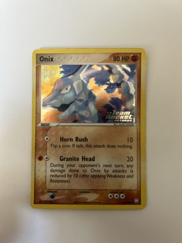 Onix ~ 69/109 ~ Holo Stamped ~ TEAM ROCKET RETURNS ~ LIGHT PLAY ~ Pokemon Card - Picture 1 of 2