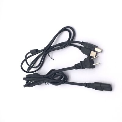 Pixma Mg2522 Canon Ts3122 Usb Cable 5feet USB Cable+Power Cord
