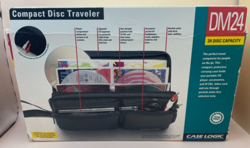 Vintage 1993 Compact Disc Traveler for Portable CD Players, 24 Disc Capacity-NIB - Picture 2 of 11