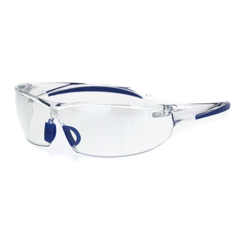 ANSI Z87.1 Warp Around Mens Shatterproof Safety Glasses U6 - Picture 8 of 36