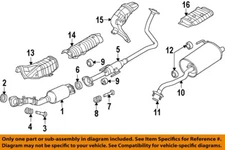 NISSAN OEM Exhaust-Catalytic Converter & Pipe Seal 20695ED10E