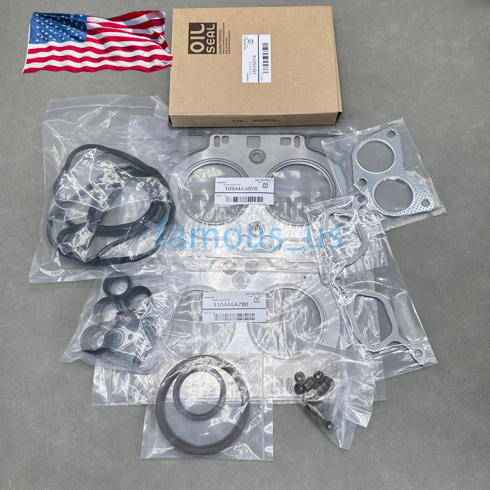 New HEAD GASKET SET FOR 12-17 SUBARU CROSSTREK XV CROSSTREK 2.0 DOHC FB20 - Image 2 of 4