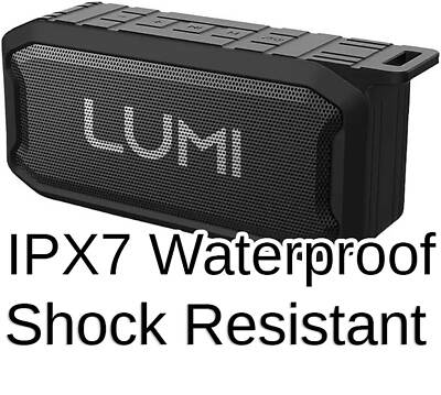 Wasserdichter Bluetooth Lautsprecher 5 Watt AUX SD Slot USB Wiedergabe Lumi Wireless