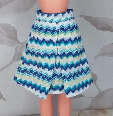 PEDIGREE 1974 SINDY PUPPE ''WAVY NAVY'' ROCK (S215) (OHNE PUPPE)